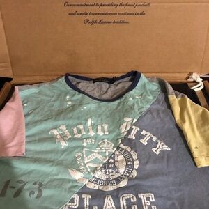 Polo Ralph Lauren Pastel Colorblock T Size M